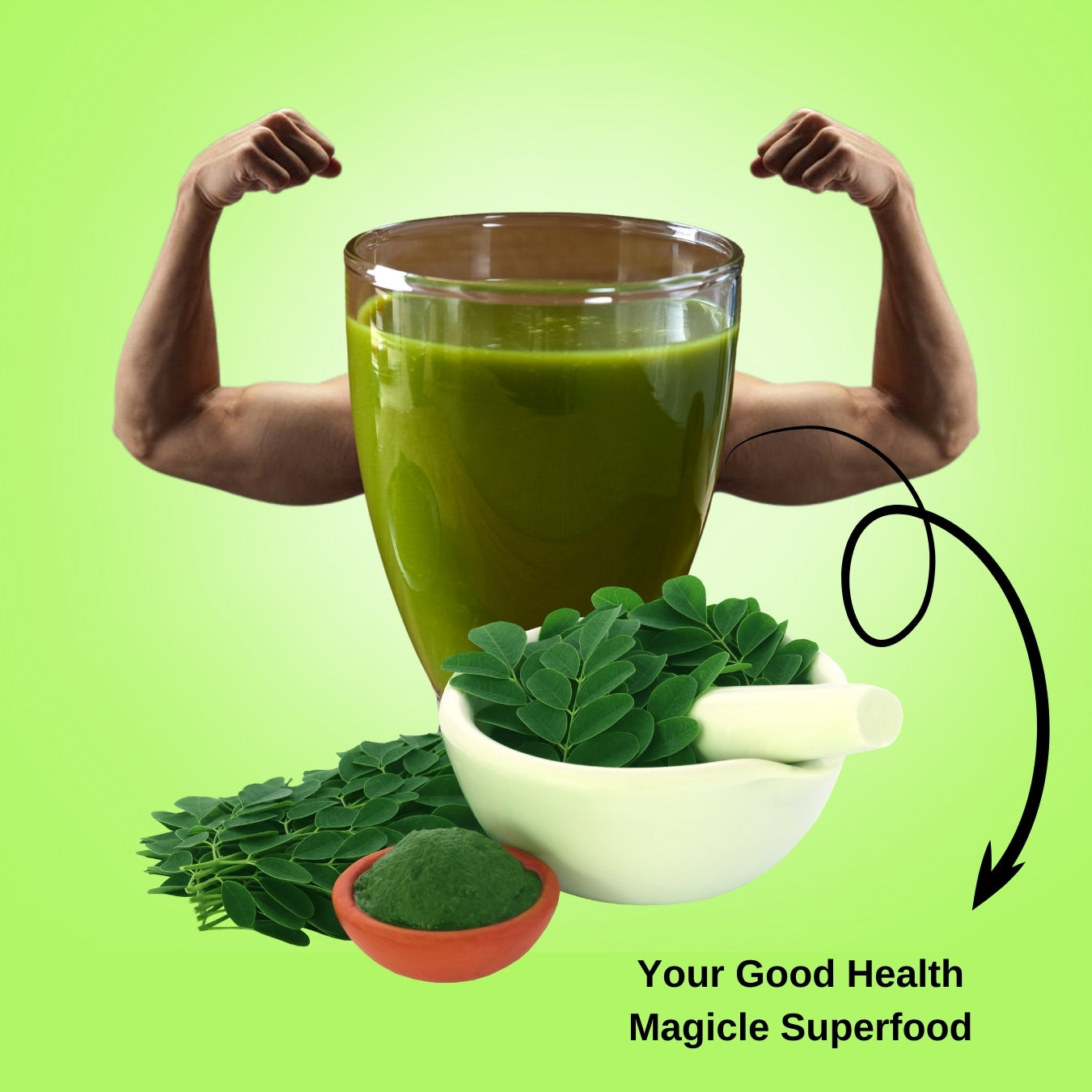 Powder of Moringa